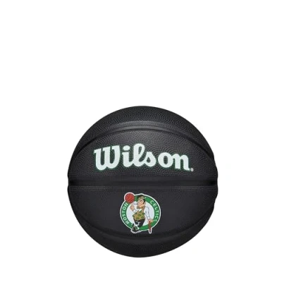 Afbeelding van Wilson Team Tribute Boston Celtics Mini Ball WZ4017605XB, Unisex, Zwart, basketbal, maat: 3