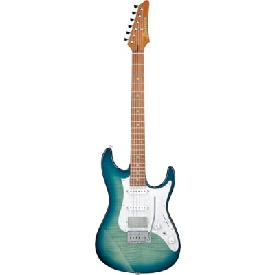 Afbeelding van Ibanez AZ22S1F Transparent Turquoise Burst elektrische gitaar