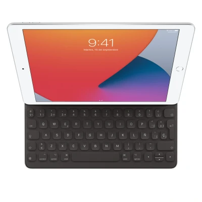 Afbeelding van Apple MX3L2Y/A toetsenbord voor mobiel apparaat Zwart Smart Connector QWERTY Spaans