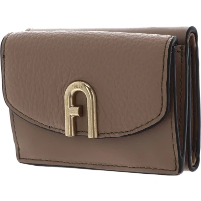 Afbeelding van FURLA Primula Compact Wallet Trifold S Greige