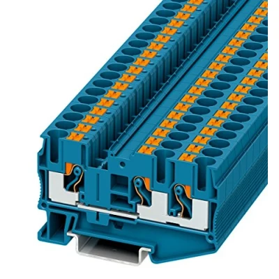 Afbeelding van Phoenix Contact PT 6 TWIN BU 3211485 Doorgangsklem Aantal polen: 3 0.5 mm² Blauw 50 stuk(s)
