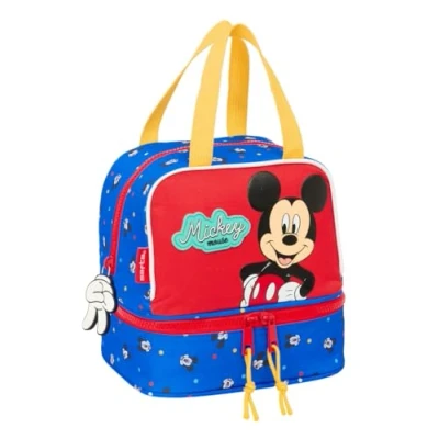Afbeelding van Lunchtrommel Mickey Mouse Clubhouse Good day Blauw 20 x 15 cm