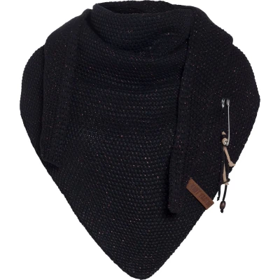 Afbeelding van Knit Factory COCO Deluxe Halsdoek, Dames, Maat: One Size, Navy copper