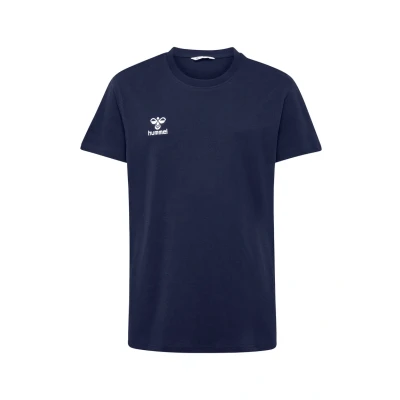 Afbeelding van Hummel Tshirt basic voor kinderen, Maat: 152, Marine