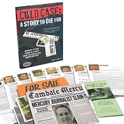 Afbeelding van Thinkfun Cold Case Files A Story To Die for Murder Mystery Game Adults and Kids Age 14 Years Up