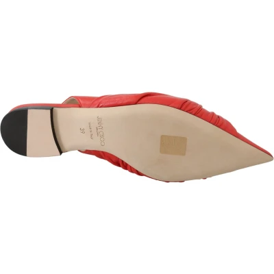 Afbeelding van Leren Platte Schoenen Met Spitse Neus