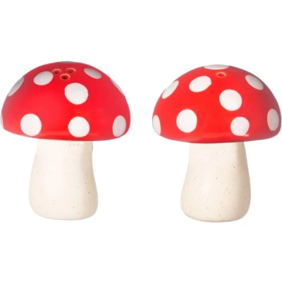 Afbeelding van Rode champignon zout en peper set