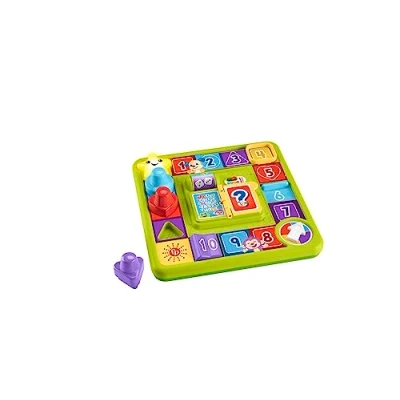 Afbeelding van Fisher Price HRB74 Speelbord, bordspel met smartstage leerinhoud, 40+ liedjes, zinnen en 10 activiteiten ter bevordering van de fijne motoriek, spreekt Duits, vanaf 9 maanden/1 jaar