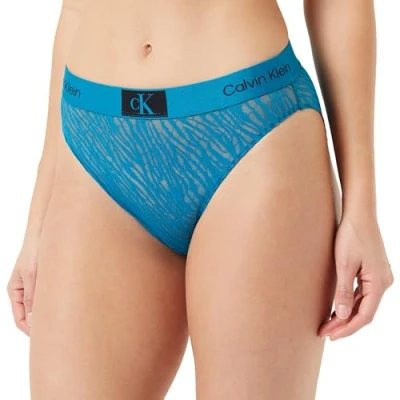 Afbeelding van Calvin Klein Damesbikini met hoge taille, oceaandiepten, M, M