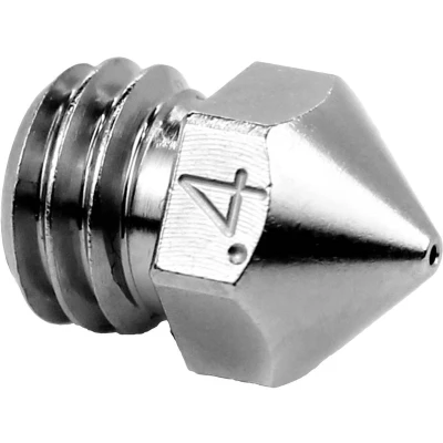 Afbeelding van MicroSwiss mondstuk 0,4 mm voor Creality CR X, X Pro, Sovol SV02 Brass Plated Wear Resistant Nozzle 0.4mm M2800 04