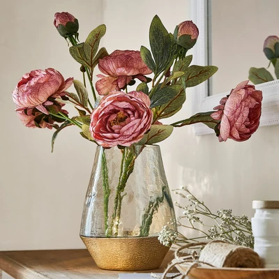 Afbeelding van LOBERON Sierbloem set van 3 Gilgandra roze/groen
