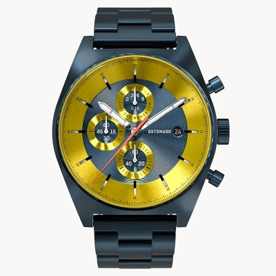 Afbeelding van Detomaso D10 Chronograph Blue Yellow Limited Edition 07 33