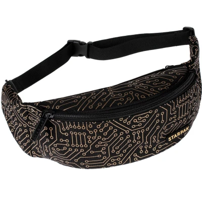 Afbeelding van Starpak heuptas 26x10x7 cm nano print crossbody bag