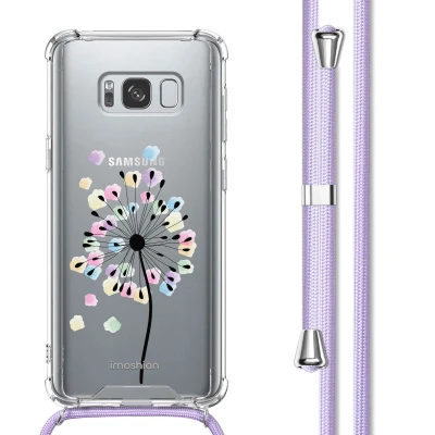 Afbeelding van Samsung Galaxy S8 Hoesje Kunststof iMoshion Softcase/Koordhoesje/Backcover Sandstone Dandelion Telefoonhoesje
