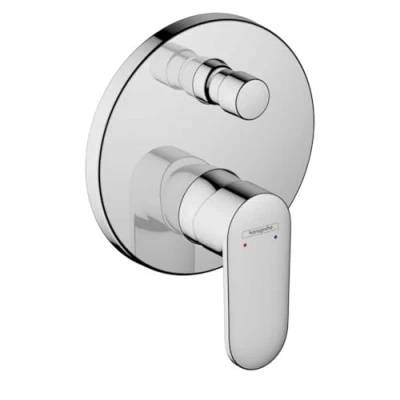 Afbeelding van Hansgrohe Vernis Blend 1 greeps inbouw badmengkraan rond