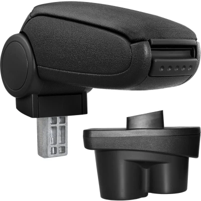 Afbeelding van [pro.tec]® Armsteun Opel Corsa E 11 2014 stof zwart