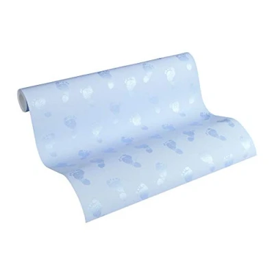 Afbeelding van AS Creation Little Stars 35863 2 Blauw / Metallic