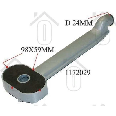 Afbeelding van AEG Standpijp Sproeiarm boven, tussenst F50870B, F88080IM 1172029017