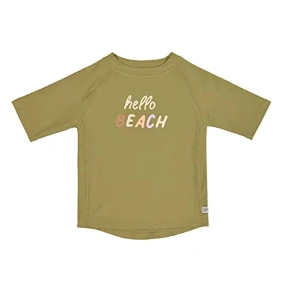 Afbeelding van Lässig Zwemshirt Rashguard Korte Mouw Splash &amp; Fun Hello Beach moss, 25 36 mnd. Maat 98