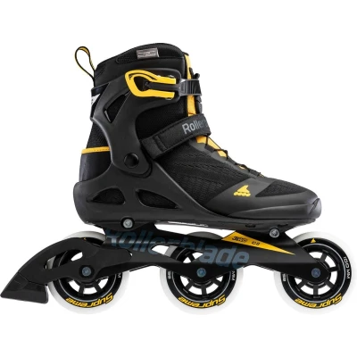 Afbeelding van Rollerblade Inlineskates Maat 42 Unisex zwart/geel