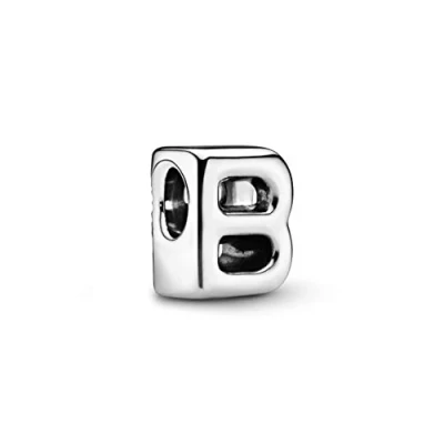 Afbeelding van Pandora 797456 Bedel zilver Letter B