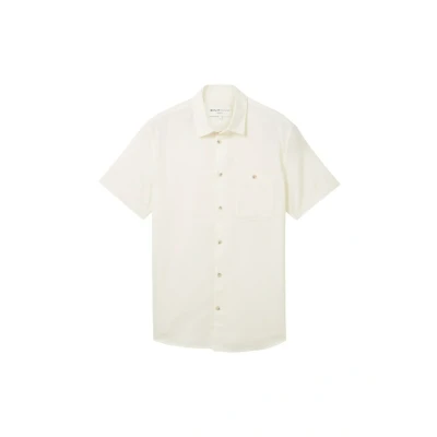 Afbeelding van TOM Tailor Denim Overhemd, Heren, Maat: Large, Soft light beige