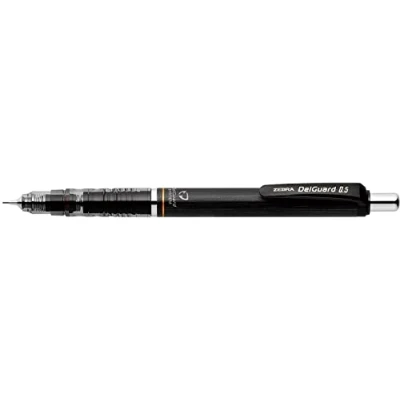 Afbeelding van Zebra 0,5 mm DelGuard vulpotlood, zwart