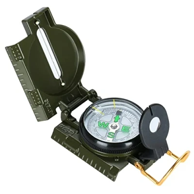 Afbeelding van Grenhaven Marskompas Wandelkompas Marsrichting Peil Kompas Compass Camouflagekleur