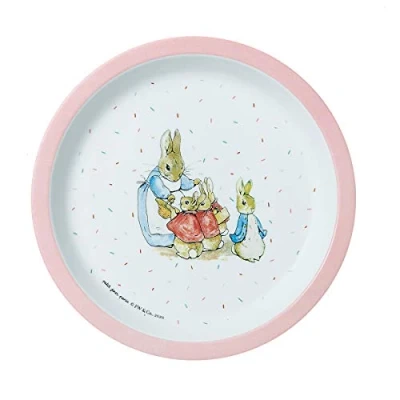 Afbeelding van Petit Jour Paris Babybord Ø 18 cm Peter Rabbit Geniet van uw allereerste maaltijd!
