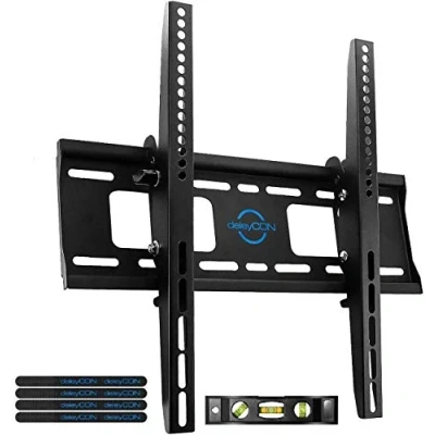Afbeelding van deleyCON Universele TV Wandsteun voor 32&quot; 65&quot; Inch (81 165cm) tot 75Kg &amp; VESA 400x400mm Kantelbaar Wandafstand 56mm Televisie LCD LED OLED
