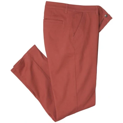 Afbeelding van ATLAS FOR MEN Terracotta regular chinobroek met stretch Heren Verkrijgbaar in grote maten W50