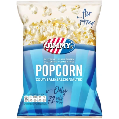 Afbeelding van Jimmy&#039;s Zoute Popcorn 21x18g