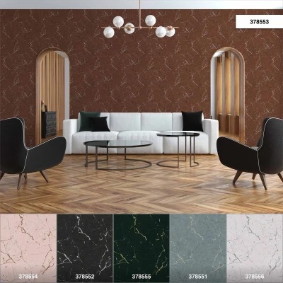 Afbeelding van Leen Bakker Livingwalls Behang Marmer 53cm X 10,05 M AS378553 Bruin Vinyl