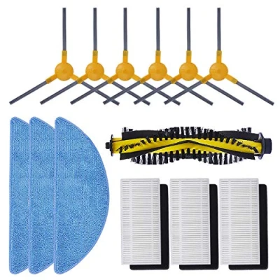 Afbeelding van KEEPOW 13 stuks reserveonderdelenset compatibel Tesvor M1 X500 X500pro robotstofzuiger S6