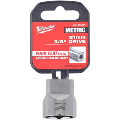 Afbeelding van Milwaukee Accessoires 3/8&quot; Dop Metrisch 21 mm 4932479997