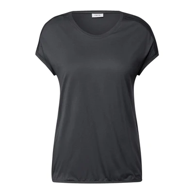 Afbeelding van Cecil Tshirt basic, Dames, Maat: XS, Grau