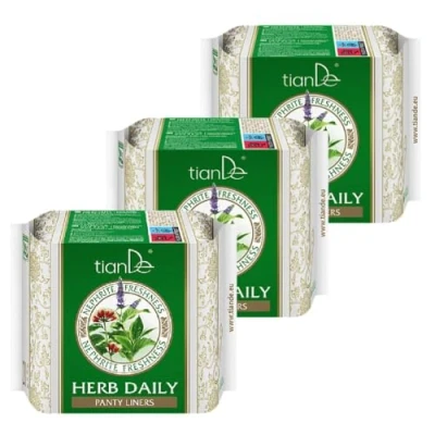Afbeelding van Nephrite Freshness Herb Daily Inlegkruisjes, 61914 TianDe, 3 x 20 stuks, Gezondheid van vrouwen: dagelijkse bescherming