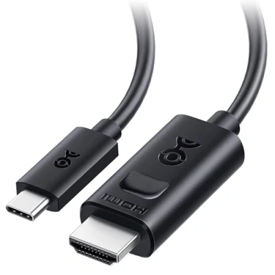 Afbeelding van Cable Matters USB C naar HDMI 2.1 Kabel 3m, Ondersteuning 4K@240Hz en 8K@60Hz, HDR Thunderbolt 4, 5, Compatibel met MacBook Pro, XPS, ThinkPad Maximale resolutie op macOS is 4K 60Hz