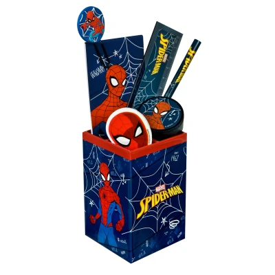 Afbeelding van Spiderman Gevulde Pennenbak 7 delig 4043946302124