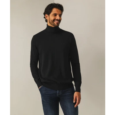 Afbeelding van State of Art Col Trui Effen Zwart 3XL