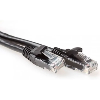Afbeelding van ACT IB2920 U/UTP CAT6A Patchkabel Snagless RJ45 Connectoren Zwart 20 meter