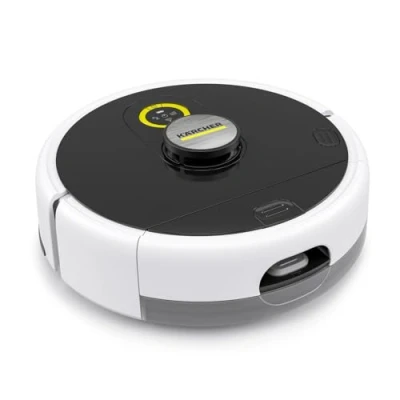 Afbeelding van Kärcher robot Floor Cleaner RCF 3, slimme app besturing, LiDAR lasernavigatie, plattegronden, ruimte en obstakeldetectie, 120 min looptijd, dweilrobot voor harde vloeren