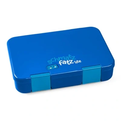 Afbeelding van schmatzfatz by Lite lunchbox 6 vakken 20,8 x 4,5 15 cm (BxHxD) BPA vrij extra licht Tritan