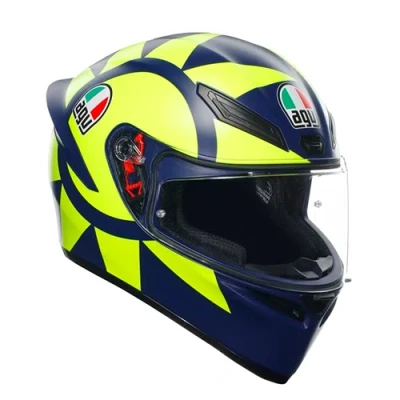 Afbeelding van AGV K 1 S Soleluna 2018 Helm, blauw geel, afmeting M voor man