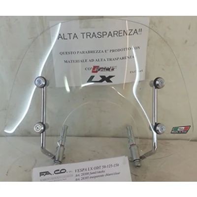 Afbeelding van Windschild transparant Vespa LX 50 125 150 cc code