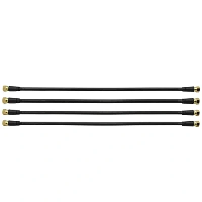 Afbeelding van Satix Coaxkabel patchkabel met F stekker 40 cm (4 stuks)