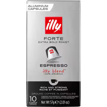 Afbeelding van 10% korting met code illy Forte 10 cups 1 stuk 60 g