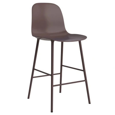 Afbeelding van Normann Copenhagen Form Bar Chair Barkruk 65cm Bruin