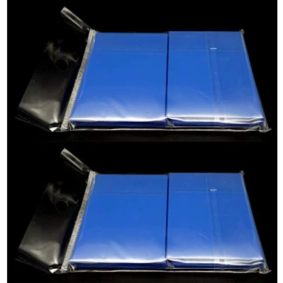 Afbeelding van Docsmagic.de 2 x 100 Double Mat Blue Card Sleeves Standard Size 66 91 PKM MTG