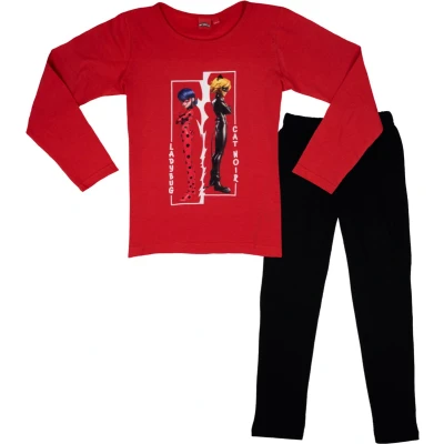 Afbeelding van Miraculous Ladybug Pyjama Rood/Zwart Maat 134/140